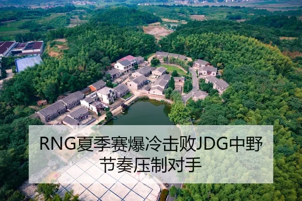RNG夏季赛爆冷击败JDG中野节奏压制对手